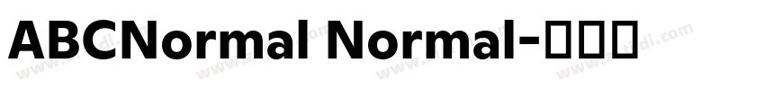 ABCNormal Normal字体转换